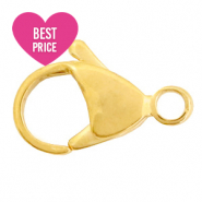 Componenti in acciaio inossidabile chiusura moschettone 10 mm oro