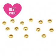 Componenti in acciaio inossidabile schiaccini 3mm oro