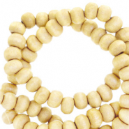 Perline di legno tonde 8 mm legno naturale