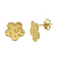 Orecchini in acciaio inossidabile oro