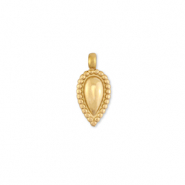 Ciondoli in acciaio inossidabile goccia oro