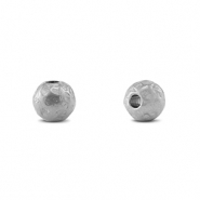 Perline in acciaio inossidabile 6mm argento