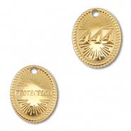 BY31&reg; Ciondolo in acciaio inossidabile numeri angelici 444 / protection oro