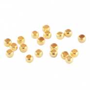 Schiaccini di metallo DQ 2mm oro (privo di nichel)