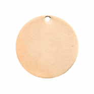 Metallo DQ per ImpressArt ciondolo rotondo 20 mm oro rosa (privo di nichel)