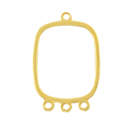 Ciondoli di metallo DQ distanziatore con 3 anellini oro (privo di nichel)