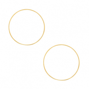 Componenti di metallo DQ anellino chiuso 10mm oro (privo di nichel)