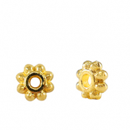 Perline di metallo DQ anello separatore Bali 6mm oro (privo di nichel)