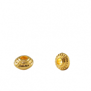 Perline di metallo DQ anello separatore Bali 5mm oro (privo di nichel)