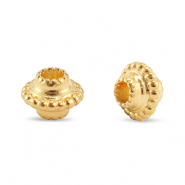 Perline di metallo DQ anello separatore Bali oro (privo di nichel)