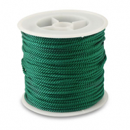 Cordoncino alla moda 2mm verde scuro