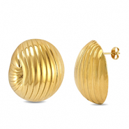 Pendientes Acero Inox oro