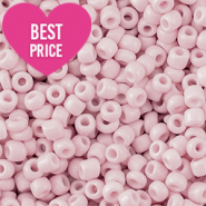 Perline di vetro rocailles 6/0 (4mm) rosa chiaro