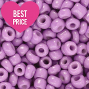 Perline di vetro rocailles 12/0 (2 mm) viola orchidea