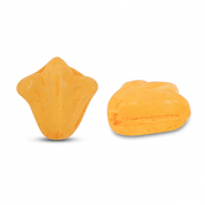 Perline Rep. Ceca lily flower 9x8mm arancione-opaca