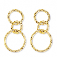 Orecchini in acciaio inossidabil oro