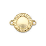 BY31&reg; Distanziatore in acciaio inossidabile con castone per SS20 fondo piatto oro