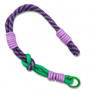 Cinturino da polso trendy per cellulare viola-verde-lilla