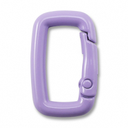 Componenti colorati bris&eacute; portachiavi rettangolo viola