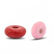 Perline di ceramica rondella multicolore