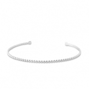 Bracciali in acciaio inossidabile bangle argento