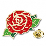 Pins rose rosso-verde-oro
