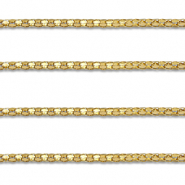 Componenti in acciaio inossidabile catena a rolò a maglia popcorn oro