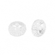 Perline in resina rondella 12mm trasparente