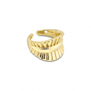 Orecchini in acciaio inossidabile ear cuff oro
