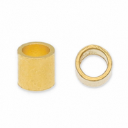 Componenti di metallo DQ schiaccini tubo oro (privo di nichel)