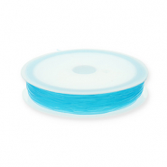 Filo infilaperle elastico 0.8mm blu turchese