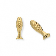 Perline in acciaio inossidabile pesce oro