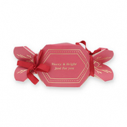 BY31&reg; Confezione regalo caramella "Merry & Bright" rosso-oro