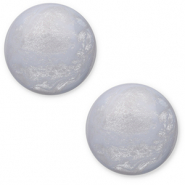 Cabochon Polaris Elements 7 mm classico Jais blu cielo