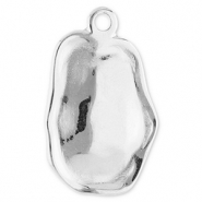 Ciondoli in acciaio inossidabile irregolare argento