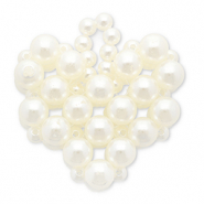 Ciondoli accattivanti cuore bianco