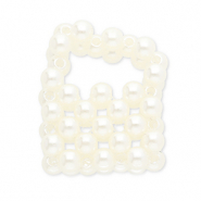 Ciondoli accattivanti borsetta bianco