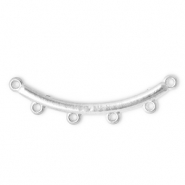 Componenti in acciaio inossidabile distanziatore arco con 4 anellini argento