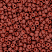 Rocailles Miyuki 8/0 Matted Opaque Terra Cotta 8-2315