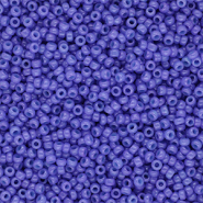 Rocailles Miyuki 15/0 Dyed Opaque Bright Purple 15-1486 