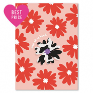 BY31&reg; Espositori bigiotteria in cartoncino "One of a kind" rosso-arancione-nero-bianco