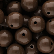 DQ Perline in acrilico 20 mm lucido Cappuccino 19-1220 TCX