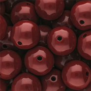 DQ Perline in acrilico 16 mm lucido Salsa 18-1657 TCX