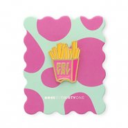 BY31&reg; Pin "Fri yay" su un cartoncino turchese menta-rosa multicolore-giallo multicolore-oro