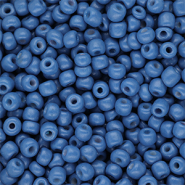 Perline di vetro rocailles 6/0 (4mm) blu
