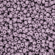 Perline di vetro rocailles 8/0 (3mm) viola malva polvere
