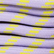 Paracord alla moda 8mm viola lavanda-giallo