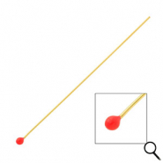 BY31&reg; Componenti in acciaio inossidabile chiodini a testa pallina 70mm oro-rosso