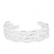 Bracciali in acciaio inossidabile bangle pesce argento