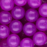 DQ&reg; Perline in acrilico 16 mm lucido viola